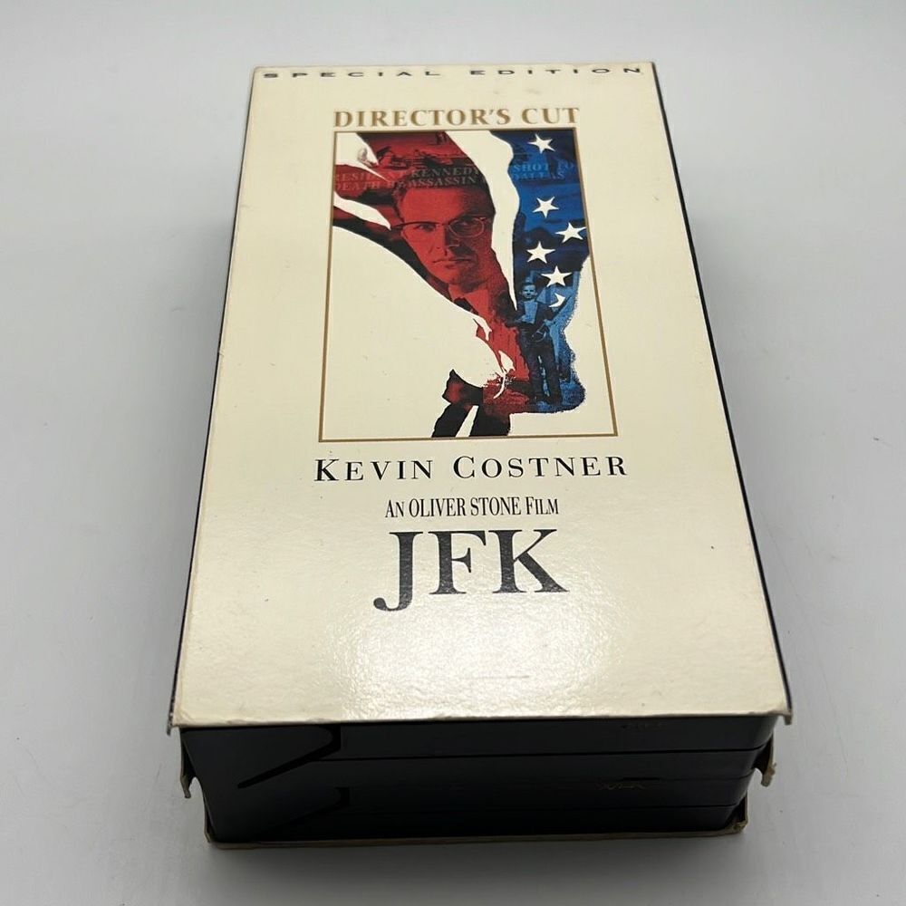 JFK 1991 Movie Directed by Oliver Stone on Vintage‎ VHS - Rated R (Pre-Owned)
